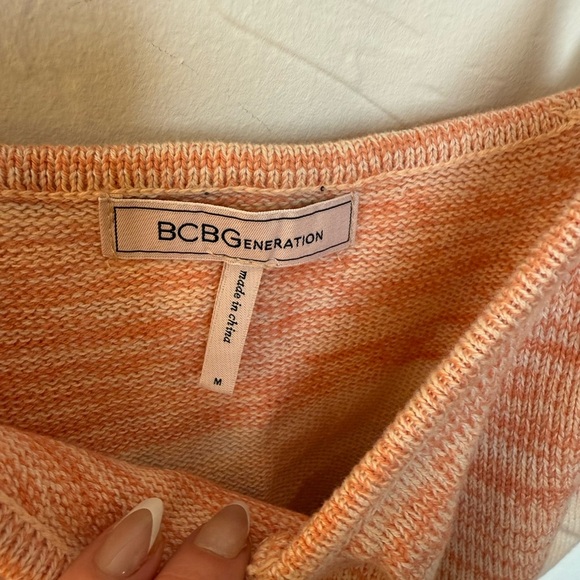 BCBGeneration Colorblock Crop Sweater Tank Top, NWOT Size Medium - Picture 5 of 7